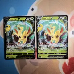 【匿名配送】 リーフィアV SI スタートデッキ100 017/414 キラ仕様のサムネイル