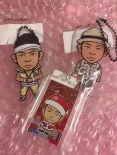 USA クリアチャーム アクリルキーホルダー セット