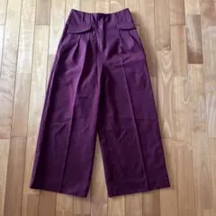 【美品】グリーンレーベルリラクシングワイドパンツ サイズ38