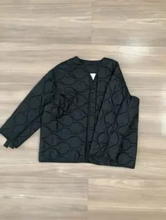 キルティングジャケットLサイズ BLACK