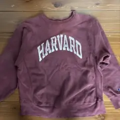 80s チャンピオンUSA製 リバースウィーブ ハーバード 染み込み