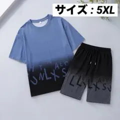 メンズ グラデーション Tシャツ ショートパンツ セットアップ