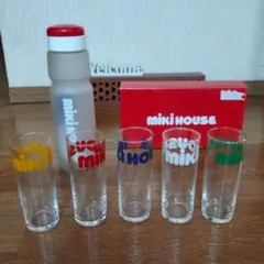 【未使用】Miki House カラフルグラス＆クールポットセット
