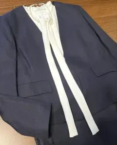 Ballsey レーヨン セットアップ セレモニーパンツスーツ ネイビー