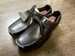 クラークス ナタリー UK6.5 25.0cm ブラック レザー 新品未使用