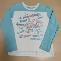 Mezzo Piano 長袖カットソー 水色 Sサイズ 140cm