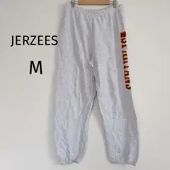 JERZEES 【M】グレー スウェットパンツ ウエストゴム