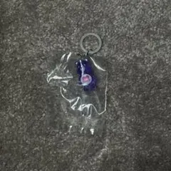 ケアベアクリアマスコットチャーム2 紫　 Care Bear Harmony