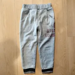 裏起毛　グレー　長ズボン 110