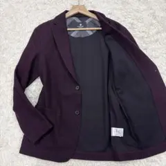 美品✨ブラックレーベルクレストブリッジ　ニットテーラード　ジャージー　近年　M
