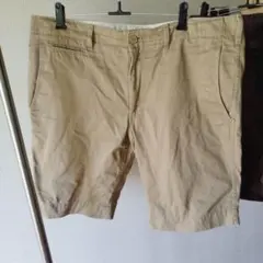 無印良品　XLサイズ チノショートパンツ ベージュ メンズのサムネイル