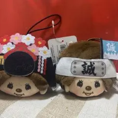 モンチッチ 新撰組 舞妓 フェイスポーチ 小物入れ 京都限定 ご当地