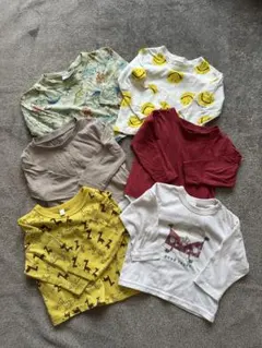 ベビー服 ロンT シャツ 6枚 セット 80 保育園