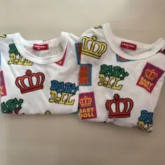 baby doll キッズ 半袖 ２枚セット