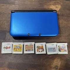 Nintendo 3DS LL ブルー×ブラック　　ソフト6本セット
