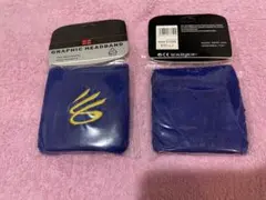 新品未開封 ステフィンカリー リストバンド ブルー 青 NBA ウォリアーズ