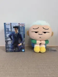 【未開封】クレヨンしんちゃんセット（野原ひろしフィギュア・マサオくんぬいぐるみ）