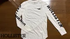Hollister 長袖カットソー ホワイト Sサイズのサムネイル