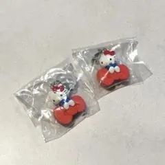 ハローキティ アメリカンデザイン めじるしアクセサリー リボン 2個セット