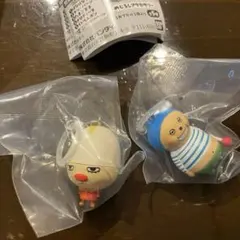 でこぼこフレンズ　めじるしアクセサリー　くいしんボン　たまご王子　ガチャ