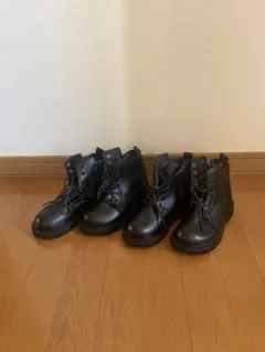 SHEINフロントレースアップ厚底ブーツ 20.5〜21.0cm前後 2足セット