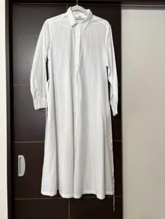 ロングワンピース 長袖 綿100%