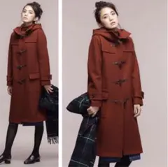 o*e様 美品 ナノユニバース メルトン ロング ダッフルコート 定価30240