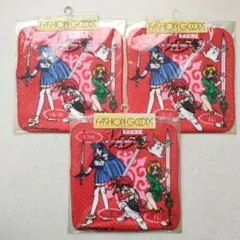 【当時物】魔法騎士レイアース　タオルハンカチ　3枚セット　平成レトロ