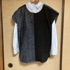 大島つむぎリメイクチェニック10