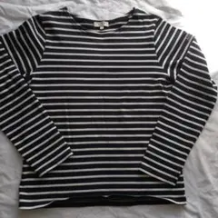 AIGLE ストライプ柄 長袖Tシャツ M