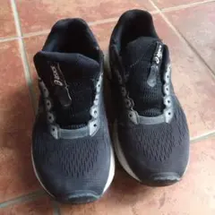 アシックス レディース 24cm スニーカー ブラック