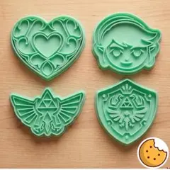 ゼルダの伝説 クッキー型 4点セットのサムネイル