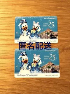 東京ディズニーシー 25周年 JAL 搭乗証明書★2枚セット
