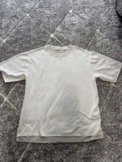 美品！ユナイテッドアローズ コットン Tシャツ クルーネック オフホワイト