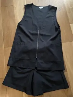 a.v.v ジレ　ベスト　セットアップ　150 ブラックのサムネイル