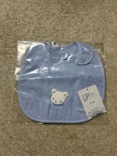 ファミリア 青いクマ刺繍 スタイ よだれかけ 現行品