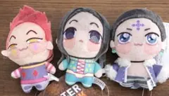 HUNTER×HUNTER ちょぴぬいぷち② ヒソカ イルミ クロロ 3種セット