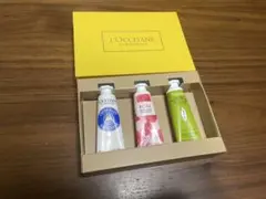 【未使用品】ロクシタン ミニハンドクリームトリオ (シア、ローズ、ヴァーベナ)