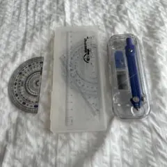 コンパス 分度器 定規セット