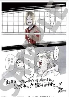 映画　ハイキュー　特典　第4弾　孤爪研磨　木兎光太郎　赤葦京治