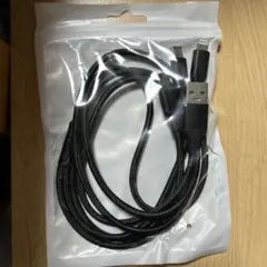 3in1 USBケーブル ブラック