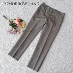 トゥモローランド　スラックス　センタープレス　日本製　ストレート　ビジネス