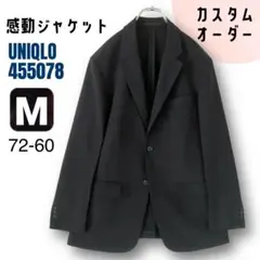 感動ジャケット/カスタムオーダー★ユニクロ455078★ブラック★M/72-60のサムネイル