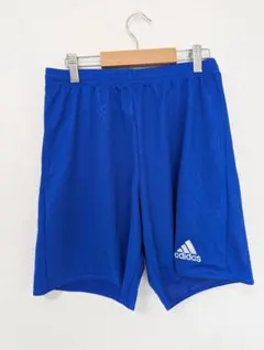 adidas climalite 青 ハーフパンツ　キッズ ジュニア　サッカー