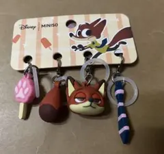 MINISO ズートピア ニック めじるし アクセサリー チャーム