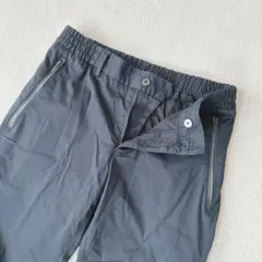 エンポリオアルマーニ スラックス サイドジップ パンツ ブラック