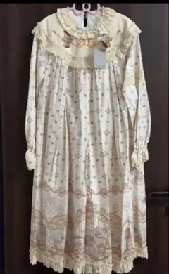 PINK HOUSE ピンクハウス ワンピース リース柄 ピコフリル | Mercari