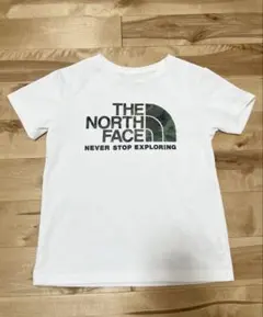 THE NORTH FACE TカモフラージュTシャツ 130 ホワイト
