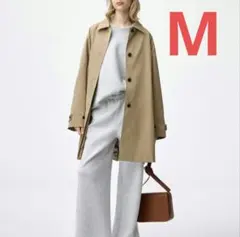 gu バルマカーンAラインハーフコート　タグ付き　新品