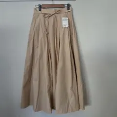 スローブイエナ　SLOBE IENA フレアスカート　36 ピンクベージュ
